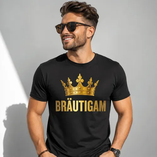 Bräutigam-Shirt mit Krone
