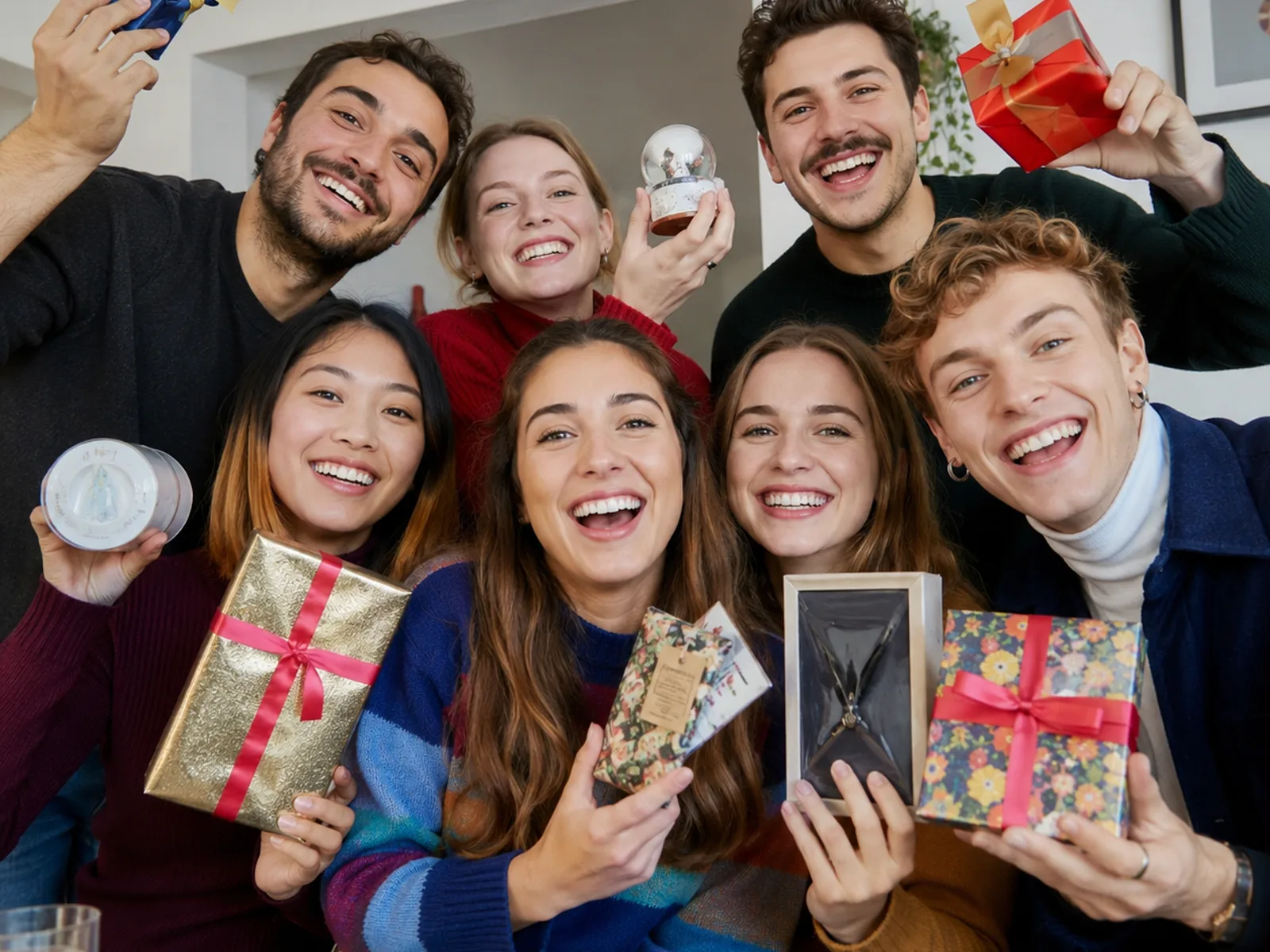 Person bastelt handgemachte Etiketten für kleine JGA Geschenke