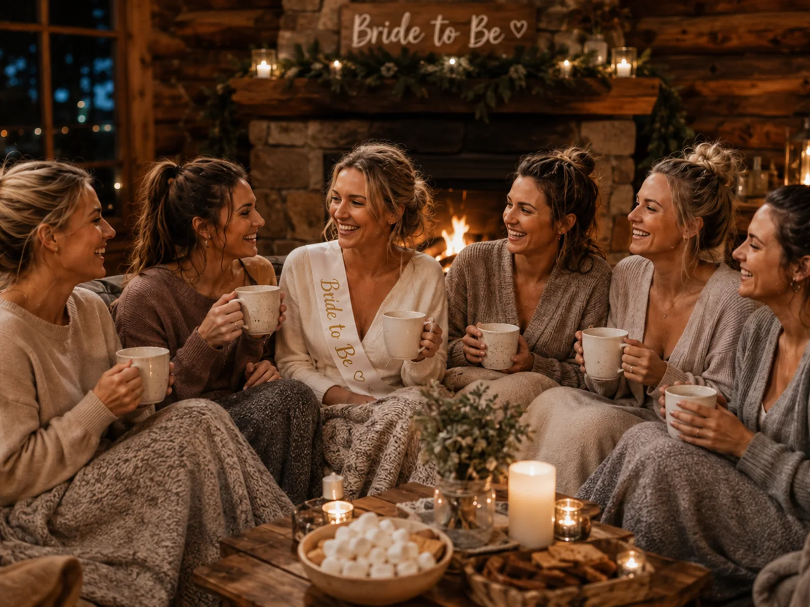 Gruppe packt gemeinsam Lebensmittel und Getränke für das Wellness-Wochenende ein
